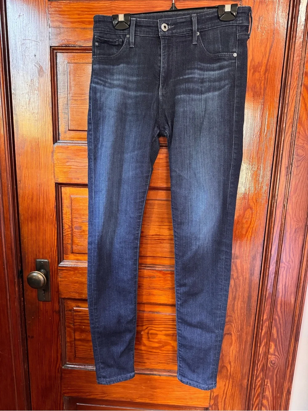 AG Adriano Goldschmied High-Rise Dark Blue Jeans- Size 27